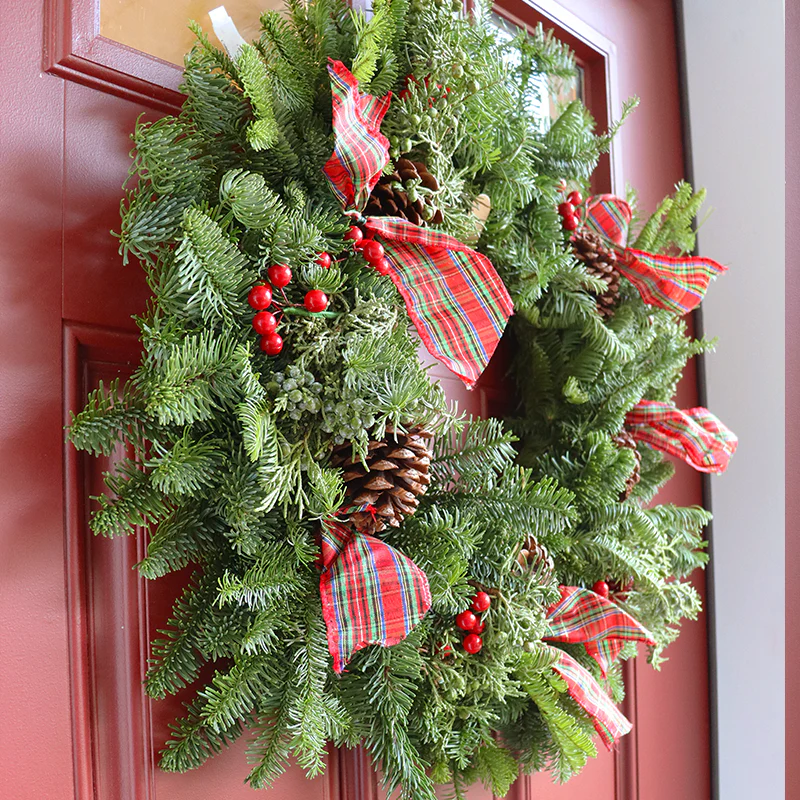 Fresh Berries & Bows Holiday Wreath - Image 4